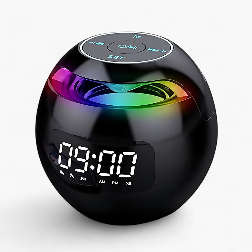 Radio Réveil Connecté Avec Fonction Lumineuse Bluetooth et Double Alarme - vue éditoriale 1 Image