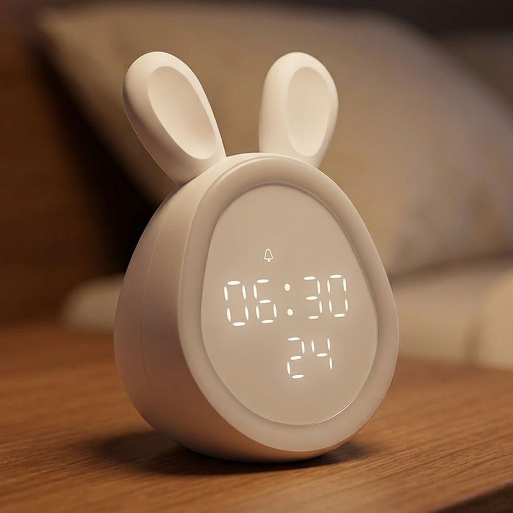 Réveil Enfant Lapin Lumière