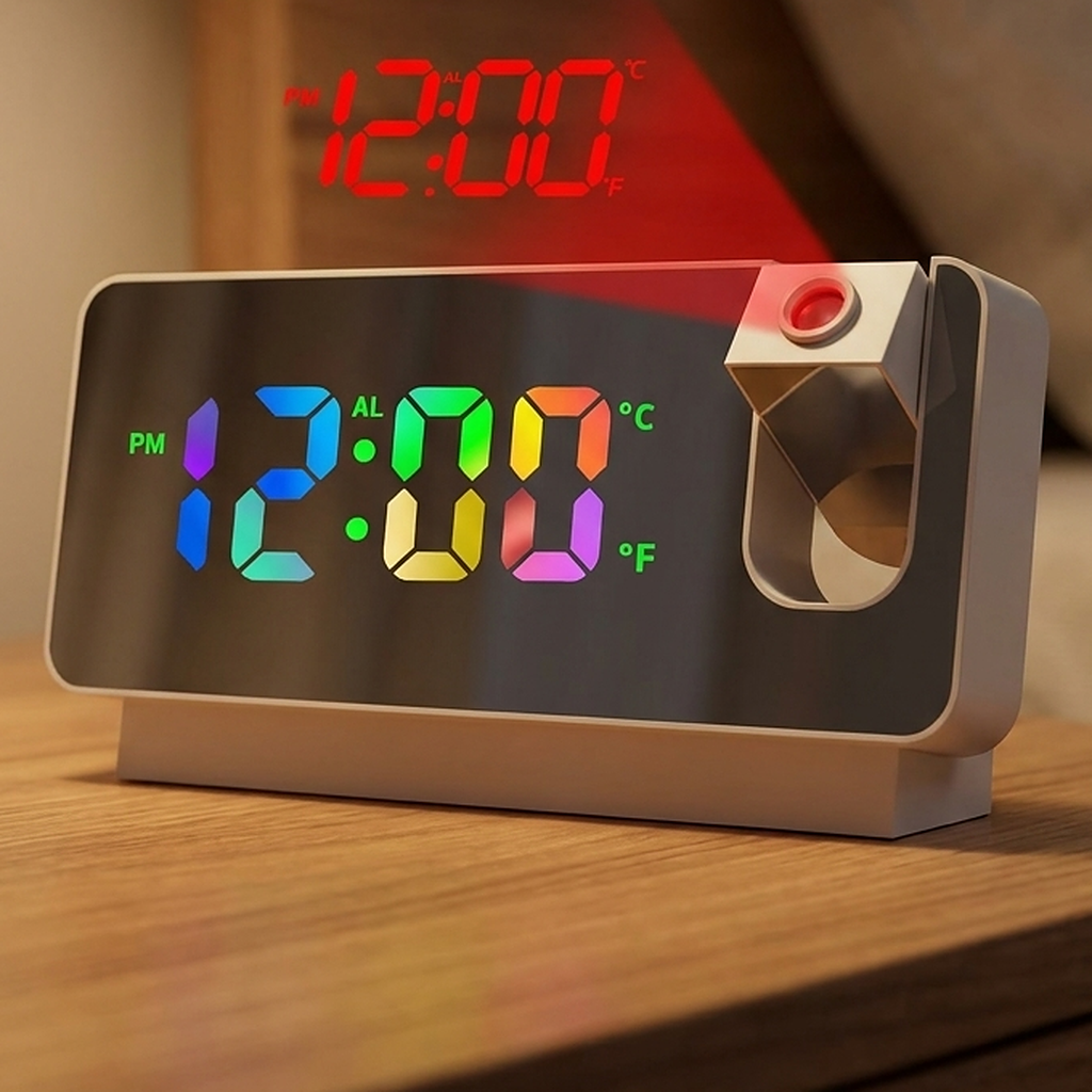Réveil Projecteur USB