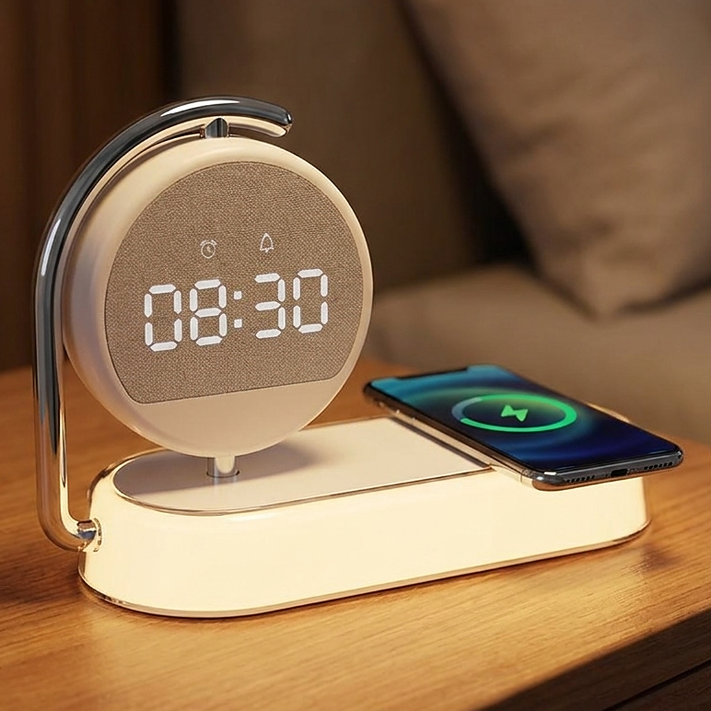 Réveil Simulateur D'aube Avec Chargeur Induction