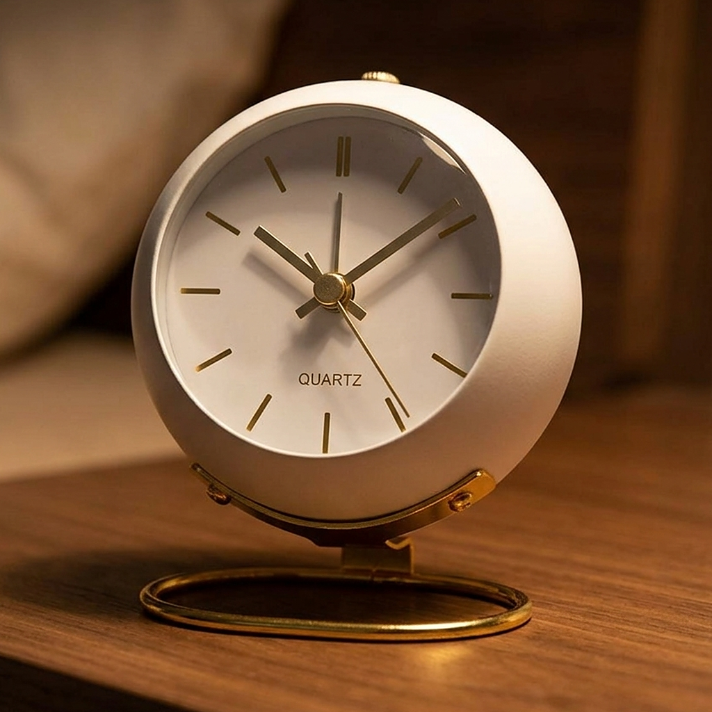 Réveil Vintage Blanc